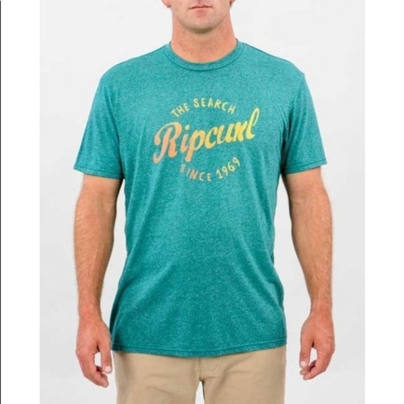 RIP CURL NWT MEN'S TOM-TOM MOCKTWIST Tee Size Medium - Picture 1 of 6